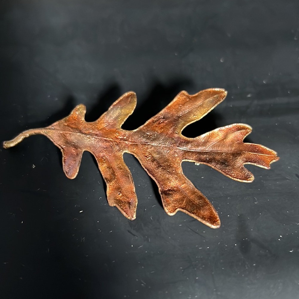 Beautifully Crafted Fall Leaf Brooch